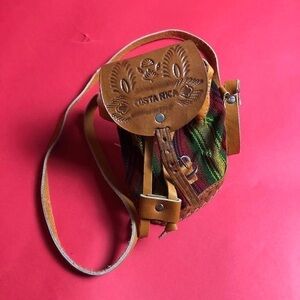 Costa Rica mini backpack 💛🤎​​​​​​​​​​​​​​​​​​​​​